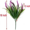 thumbnail image 5 of 8pcs Artificial Flowers for Outdoor Plants Faux Plastic Plant Fake Flower UV Resistant Plants(White Setaria), 5 of 5