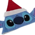 thumbnail image 3 of and Stitch Christmas Hat, 16" Santa Hat Party Costume or Holiday Decoration, 3 of 5