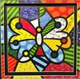 thumbnail image 5 of Romero Britto "Garden Butterfly" BLACK CUSTOM FRAMED Matted Art Print Generic, 5 of 5