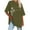 Army Green, variant on OKBOP Short Sleeve Womens Tops Green Floral Crew Neck Tunic T Shirts for Women