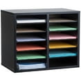 thumbnail image 2 of AdirOffice Paper Organizer Literature File Sorter, 12 Compartment, Black, 2 of 3