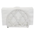 thumbnail image 2 of Home Basics Lattice Collection Cast Iron Napkin Holder, White, 2 of 8