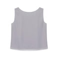 thumbnail image 4 of JanJean Débardeur Sans Manches Décontracté d'Été pour Femme, Léger en Mousseline, Camisole à Encolure Ronde, Gris, 3TG, 4 of 6