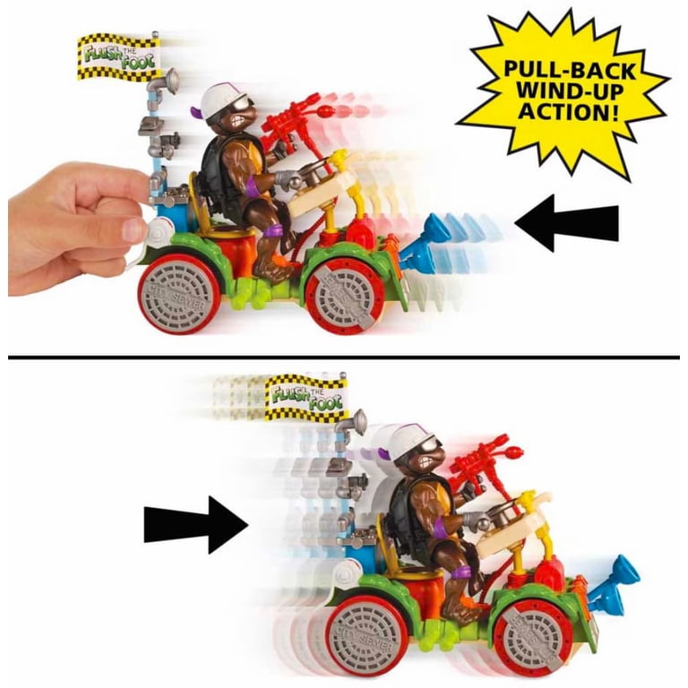 Teenage Mutant Ninja Turtles Toilet Taxi Wacky Action Vehicle