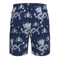 thumbnail image 6 of Kdxio Dragon Pattern Mens Casual Shorts - Drawstring Summer Beach Sports Shorts for Men, 6 of 9