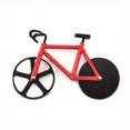 thumbnail image 3 of 1pc, Premium Pizza Cutter, Pizza Wheel, Metal Pizza Knife, Stainless Steel Pizza Cutter Wheel, Bicycle Shaped Pizza Cutter With Stainless Steel Blade, Cake Pie Pastry Cutter, Kitchen Supplies, Baking, 3 of 5