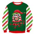 thumbnail image 1 of Sudadera de gran tamaño para hombres y mujeres, jerséis de Navidad feos, chándal de pareja, ropa Vintage de los 90, ropa de calle femenina, 1 of 4