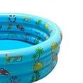 thumbnail image 4 of DYNWAVECA Piscine Gonflable pour Enfants Piscine Ronde, Piscine Portable pour Enfants Piscine pour Plage Balcons Bleue, 4 of 10
