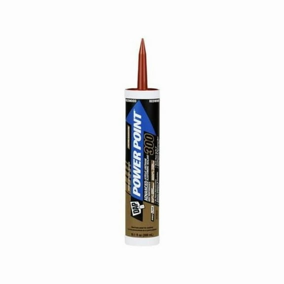 DAP 18944 10 oz Power Point 300 Acrylic Urethane Elastomeric Sealant, Redwood - Pack of 12
