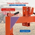 thumbnail image 4 of 3 Point Quick Hitch for Tractors, Category 1 & 2, 3000LB Capacity, 2 Receivers, 5-Level Adjustable Hook, Fits 3 Point Hitch Attachments, Fits Implements, Heavy Duty Hitch System, 4 of 8