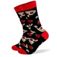 thumbnail image 1 of Jusqu'à 10 $ de Chaussettes Rouges, Si Vous Pouvez Lire Ceci, Chaussettes en Coton Décontractées, Tendance de Rue, Mi-Mollet, Extra Larges, 1 of 5