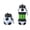 Black, variant on Collapsible Water Bottle for Kids, Soccer Ball Shaped Boys Water Bottle, 18 oz BPA-Free Leak-Proof Portable Circle Water Bottle with Clip for Sports Practice