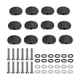 thumbnail image 1 of 12Pcs Guitar Tuner Machine Head Buttons Plastic Tuning Peg Button for Electric GuitarsOval, 1 of 4