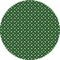 thumbnail image 1 of Ahgly Company Tapis d'Intérieur Rond Lavable en Machine Transitionnel Noir Nuit, 8 Pieds Rond, 1 of 7