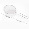 thumbnail image 3 of Mesh Strainer Stainless Steel Easy to Clean Fine Food Strainer Skimmer Spoon, 3 of 9