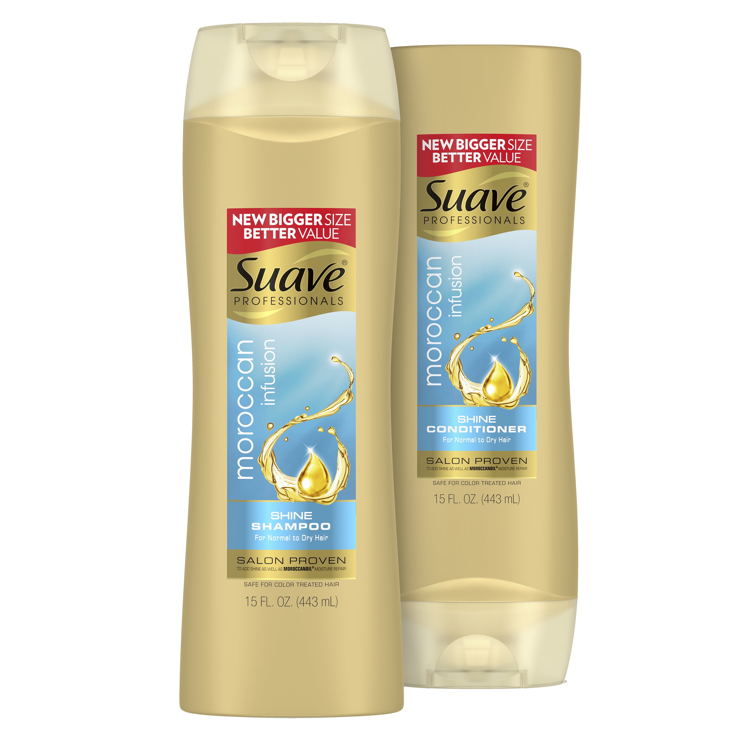 Suave Professionals Shampoo and Conditioner Moroccan Infusion 15 oz 2