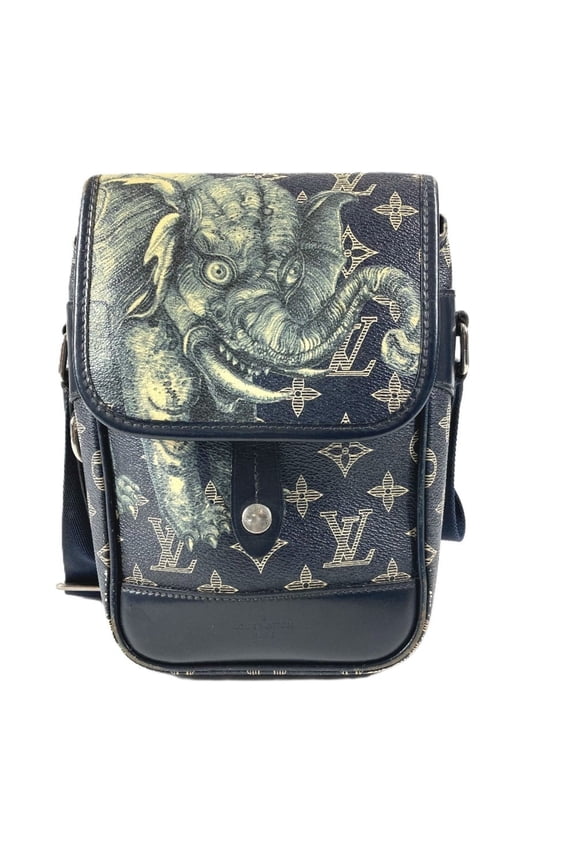 Pre-Owned LOUIS VUITTON M54246 Chapman Brothers Collection Messenger BB Monogram Savannah...