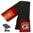thumbnail image 4 of ActionHeat Black Green Bay Packers 5V Battery Heated Scarf, 4 of 5