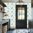thumbnail image 3 of Farmhouse Peel and Stick Wallpaper 17.7in x 9.8ft Watercolor Ducks Greenery Soft Checkered Contact Paper Vinyl Self-Adhesive Removable Wall Paper for Bedroom Kitchen Cabinet Renter Friendly, 3 of 8