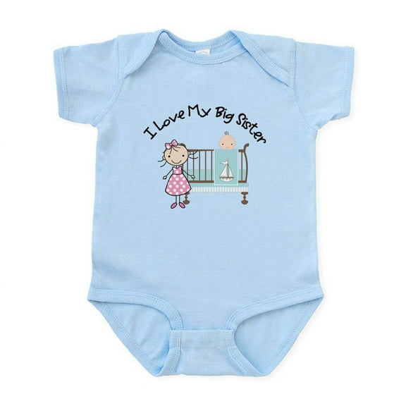 CafePress - Little Brother Big Sister Matching Shirts Body Sui - Baby Light Bodysuit, Size Newborn - 24 Months