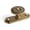 Industrial, variant on 2 Pack Antique Brass Sunburst Cabinet Knobs with Beaded Oval Backplate - Ornate Floral Design with Distressed Finish for Kitchen Drawers, Doors