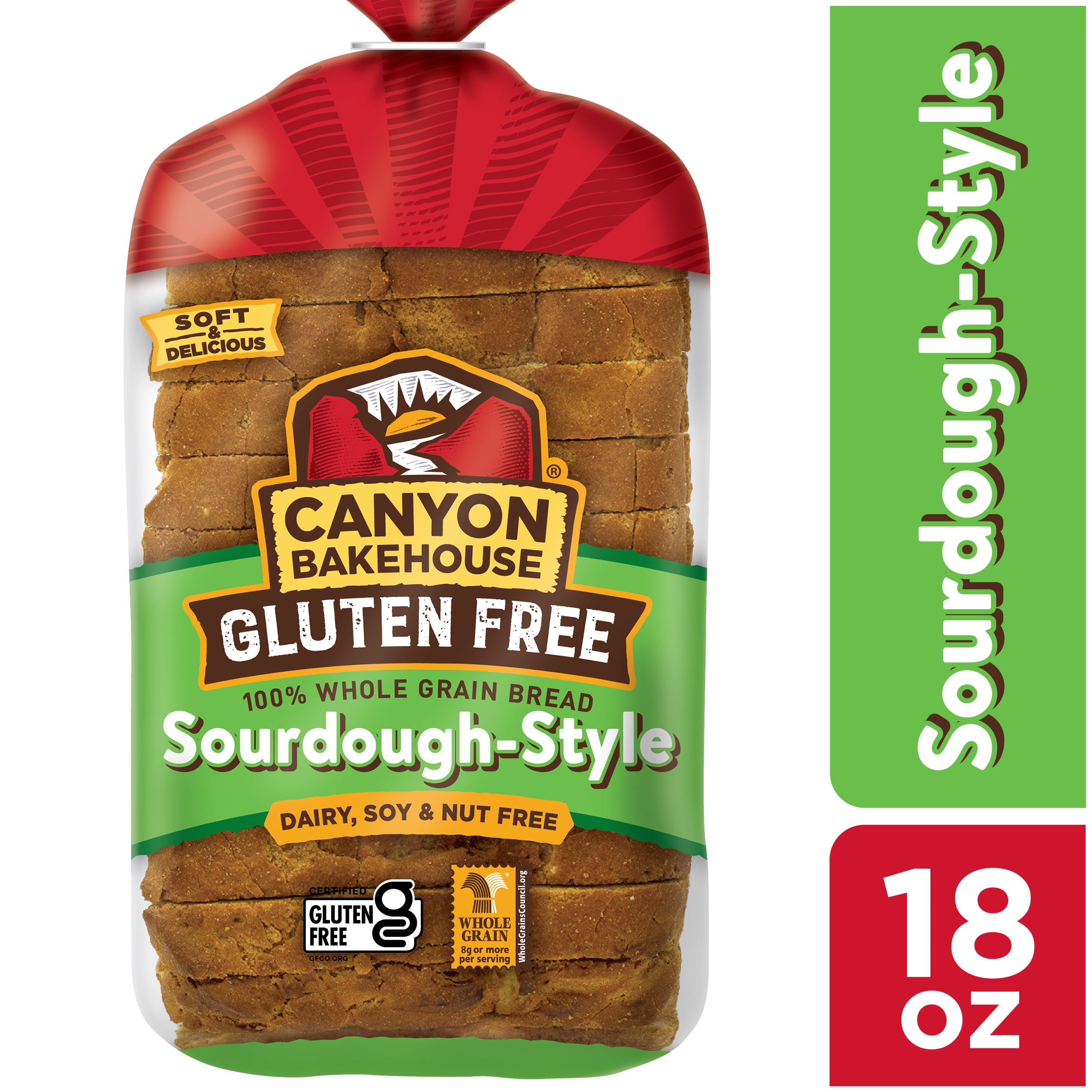 Canyon Bakehouse Bread Gluten Free Sourdough-Style Loaf, 18 oz