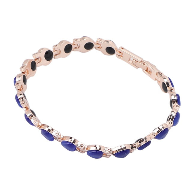 Pulsera terapéutica BuyWeek Pulsera magnética de Acero de titanio Pulsera magnética para mujer Diseño a prueba de futuro