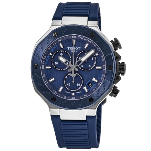 Tissot T-Race Chronograph Quartz Blue Dial Men's Watch T1414172704100
