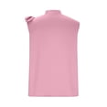 thumbnail image 5 of PNTUTB Women's Summer Fashion Solid Color Satin Casual Round Neck Loose Comfortable Sleeveless Tank Top, 5 of 6