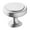 Polished Chrome, variant on Amerock Exceed 1-3/8 inch (35mm) Diameter Polished Chrome Cabinet Knob, 2 Pack