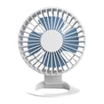 thumbnail image 2 of Ventilador de Escritorio, Ventilador USB con 3 Velocidades Mini Ventilador de Escritorio Ventilador Portátil Ventilador de Escritorio USB para Oficina Blanco con batería Macarena Abanico portátil, 2 of 8