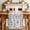 White, variant on Pink Alphabet Table Runner - 48 Inch Long Cartoon Colorful Animals Letter Crayon Cotton and Linen Blended Dress Scarves Farmhouse Table Runner for Kitchen Dining, Coffee Table, 13" x 48"