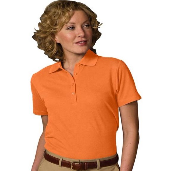 5500 Women's Soft Touch Short Sleeve Blended Pique Polo Shirt