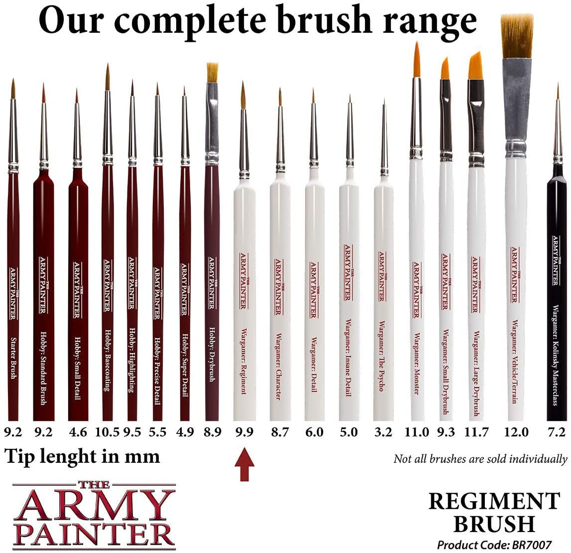The Army Painter Wargamer Detail Brush Set - Miniature Paint Brushes f –  Sculptingdepot