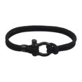 thumbnail image 3 of Bracelet Couple en Acier Inoxydable avec Boucle en Forme d'Arc Style Milan Plage, 3 of 9