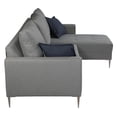 thumbnail image 2 of Love Chaise Derecho Oviedo Gris, 2 of 8