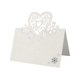 thumbnail image 2 of Table Name Place Cards Love Hearts Wedding Party Pearlescent Laser Cut Card, 2 of 2