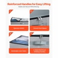 thumbnail image 7 of Under Bed Storage 45L Stackable Shoe Organizer Box with Clear Lid 2 Pack, 7 of 7