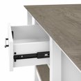 thumbnail image 3 of Bush Furniture Key West Coffee Table with Set of 2 End Tables, Shiplap Gray/Pure White, 3 of 7
