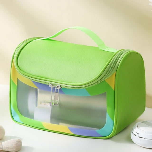 Light Transparent Makeup Bag Sundries Hand Held Cosmetics Daily Necessities Portable Travel Storage Bag Toiletry Bag Set Make up Organization And Storage Face Products Holder Preppy Shower Stuff