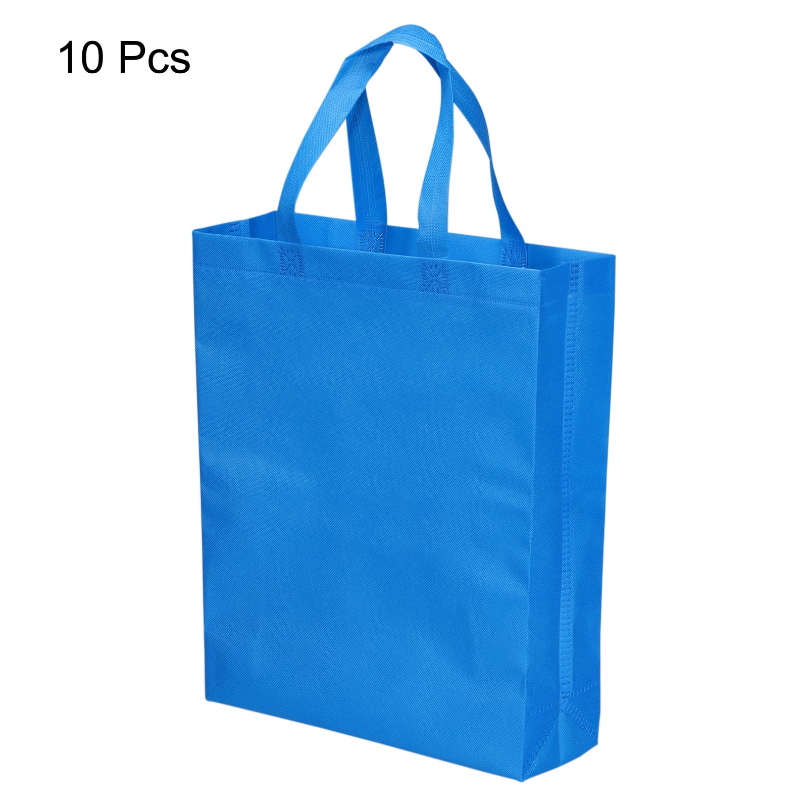 Unique Bargains Reusable Gift Bags Vertical Style Non-Woven Tote Bag Sky Blue