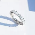 thumbnail image 2 of GKNET 925 Silver Full Zircon Round Rings Women Fashion Wedding Silver Rings-6, 2 of 6