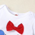 thumbnail image 5 of WIBACKER Infant Baby Boy 1st Birthday Cosplay Outfits Bow Tie Romper with Suspenders Pants Set Cake Smash Photo Shoot, 5 of 9