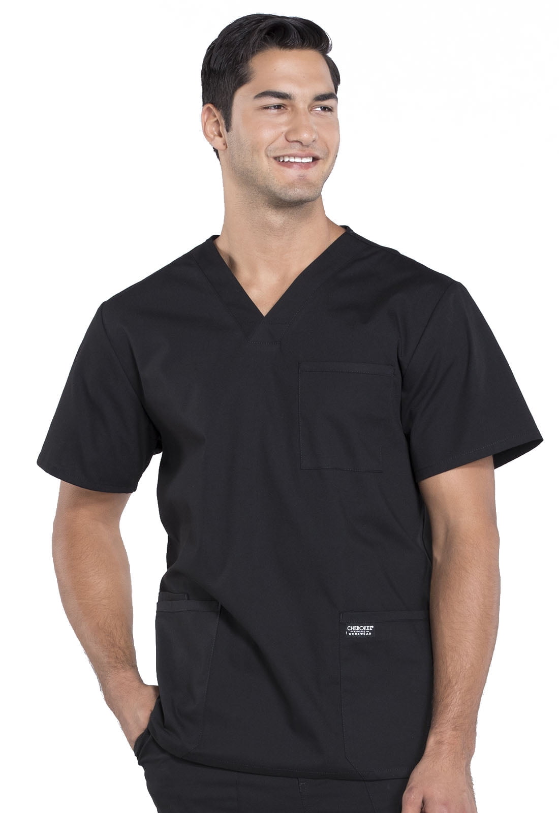 Cherokee Workwear Professionals Men Scrubs Top V-Neck WW695