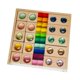 thumbnail image 2 of Juego de bloques de madera acrílica Montessori, juguetes de construcción para aprendizaje preescolar, juguete apilable, juego de apilamiento de, 2 of 9