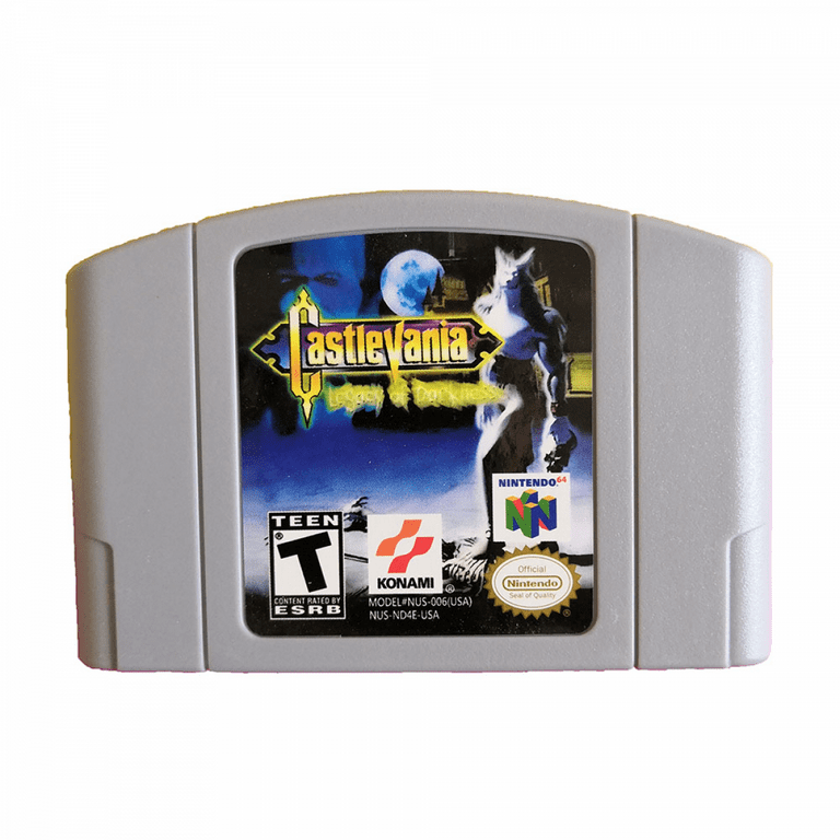 ukendt kimplante position Castlevania Legacy of Darkness Games Cartridge Card for 64 N64 Console US -  Walmart.com