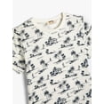 thumbnail image 2 of Palm Printed T-Shirt Short Sleeve Crew Neck Cotton, 2 of 3