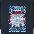 thumbnail image 3 of Teenage Mutant Ninja Turtles - Shells And Stripes - Men's Crew Neck Pullover, 3 of 5