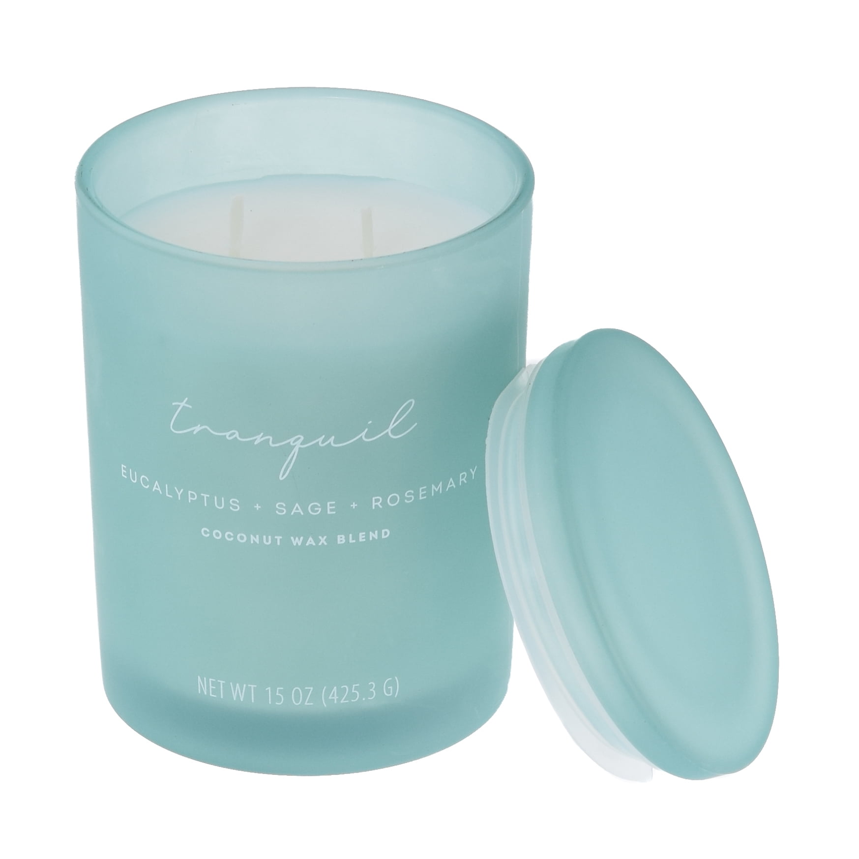 Allswell 15oz Scented 2-Wick Spa Candle - Tranquil (Eucalyptus + Sage + Rosemary)