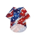 thumbnail image 4 of Large Dog Shirt American Flag Pet Clothes Xl Red Patriotic Dog Sweatshirt for Medium Large Small Dogs Holiday Outdoor Casual Wear, 4 of 5